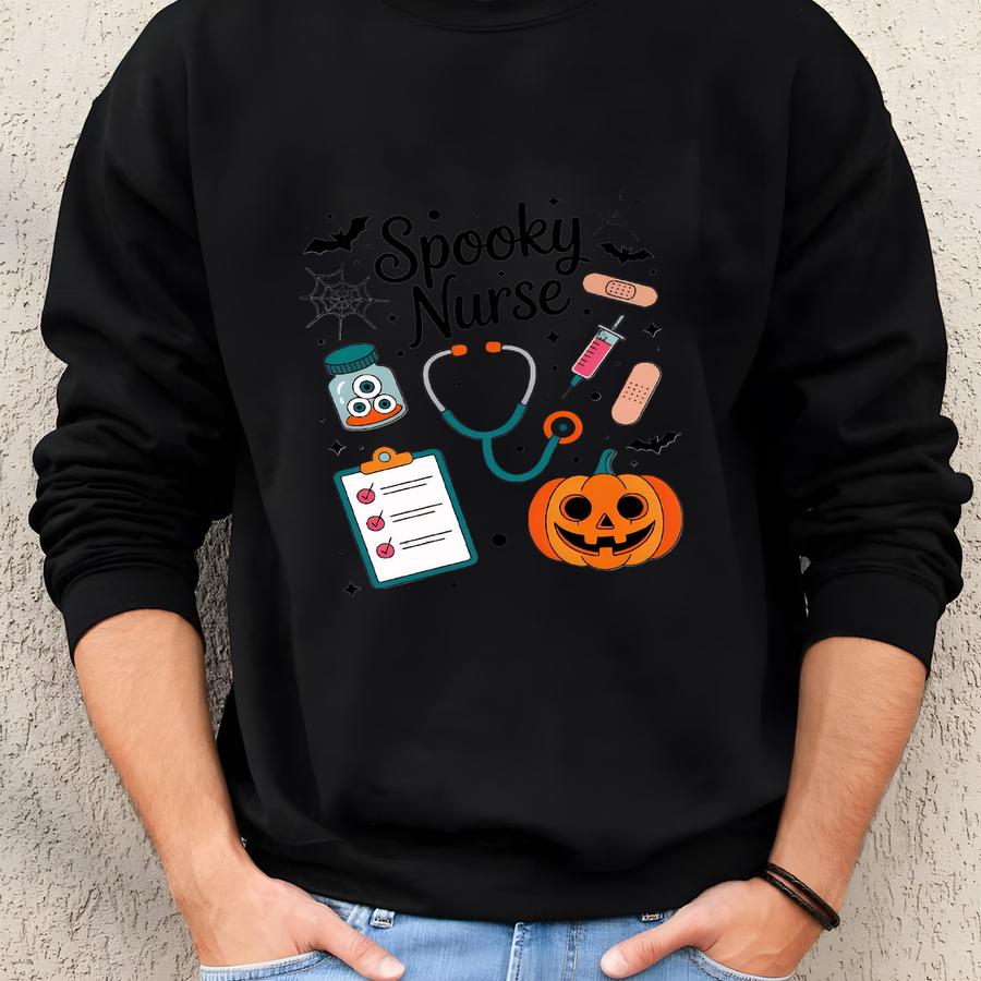 Spooky Nurse Sweatshirt: Pumpkin Spice Propofol, Halloween Tee Sweatshirt