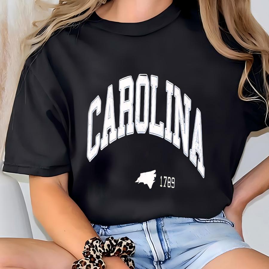 Vintage Carolina Hoodie: Unisex State Pride Sweatshirt T-shirt