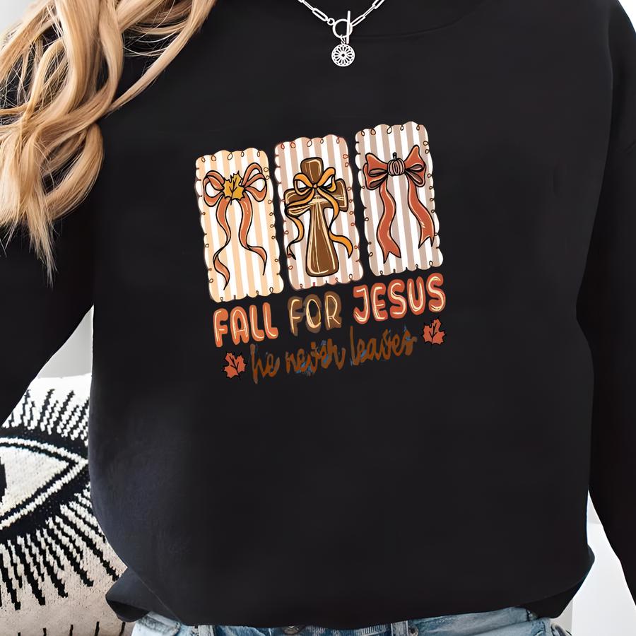Autumn Bible Verse Shirt: Faith-based Christian Clothing Sweatshirt