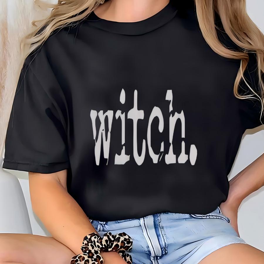 Witch Sweatshirt, Witch Sweater, Easy Halloween Costume, Witchy Vibe Shirt, Vintage Witch Halloween Sweatshirt, Summerween, Summer Halloween T-shirt