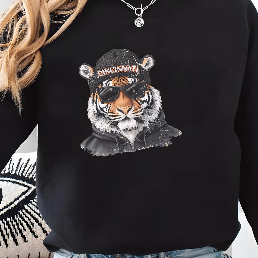 Vintage Style Cincinnati Football Sweatshirt ,cincinnati Football Crewneck Hoddie,football Sweater ,cincinnati Fan, Football Fan Sweatshirt