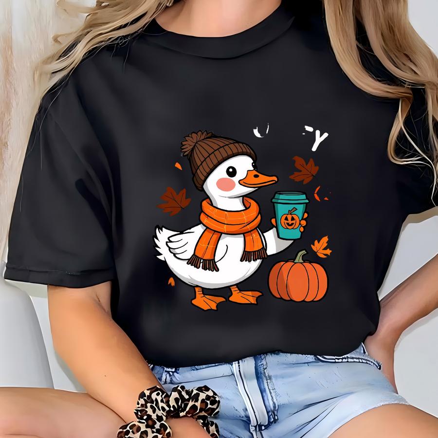 Halloween Funny Goose Shirt, Just A Spooky Goose Shirt, Halloween Shirt, Skeleton Goose Tee, Spooky Season Shirt, Spooky Tee T-shirt