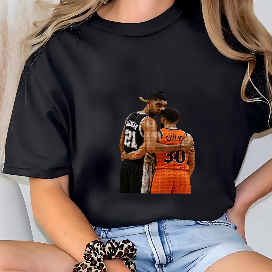 Tim Duncan  Graphic Tee: 90s Vintage Basketball Shirt T-shirt
