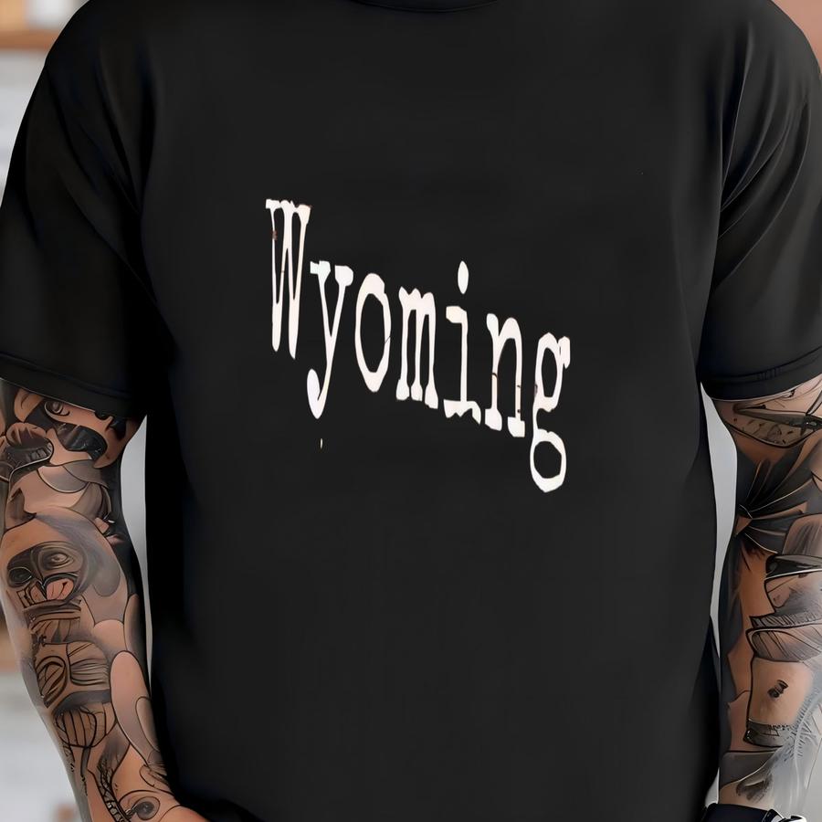 ® Wyoming Shirt, Souvenir Shirt, Cowboy Shirt, Western Shirt, Gift For Him, Gift For Her, State Pride, Wyoming Souvenir, Usa T-shirt