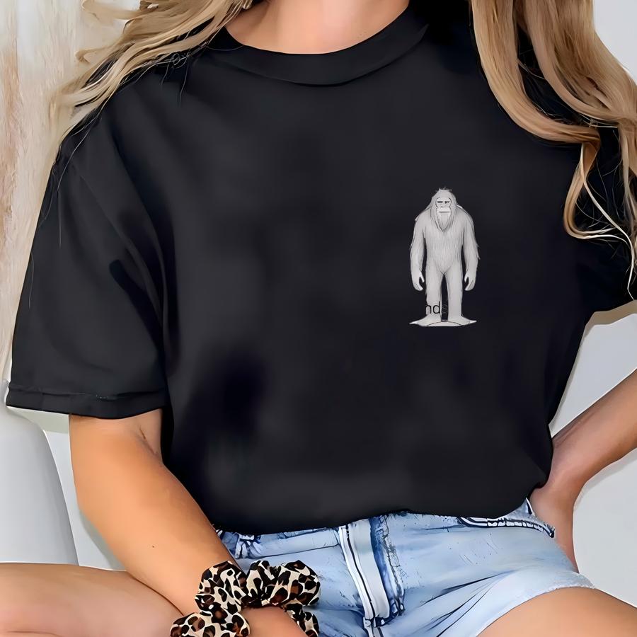 Bigfoot Candle | Funny Cryptid Decor | Unique Gift For Myth Lovers T-shirt