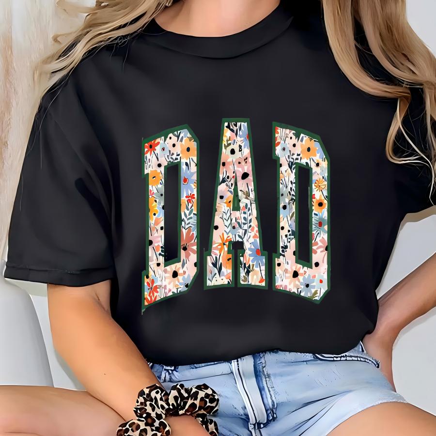 Floral Mama Dad Shirt, Matching Custom Mama Dad Shirts, Pregnancy Announcement, New Mom Shirt, New Dad Shirt, Mom Dad Gifts T-shirt