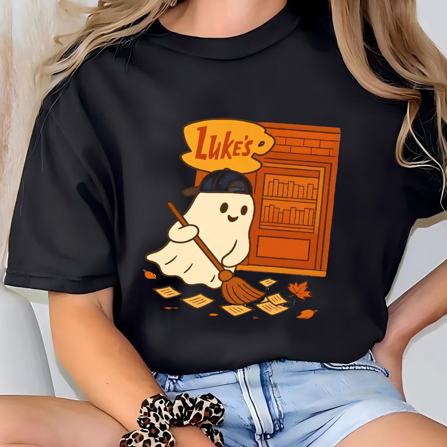 ® Gilmore Ghost Shirt, Gilmore Ghost Luke, Cute Gilmore Ghouls Shirt, Where You Haunt I'll Follow Tee, Fall Tee, Autumn Shirt T-shirt