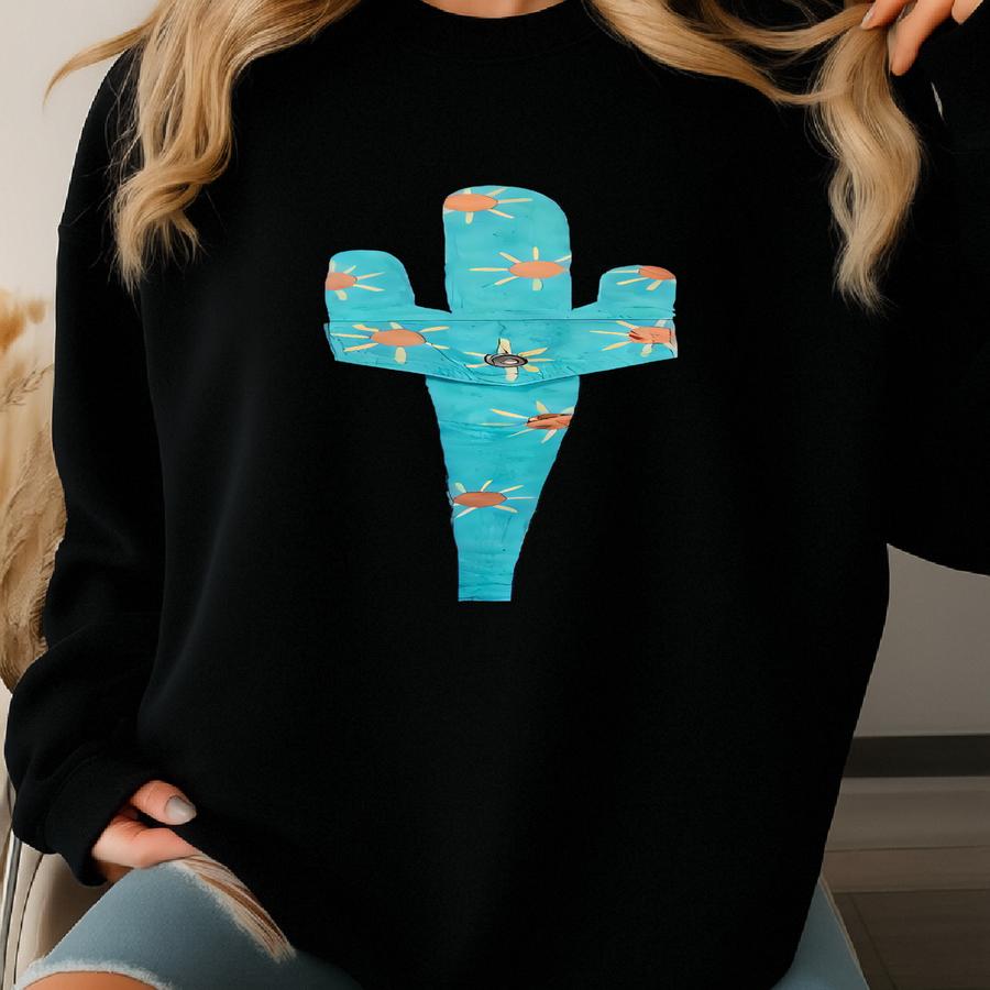 Vintage Levi's Denim Jacket Womens Large 80s Trucker Hand Painted South Western Sweatshirt