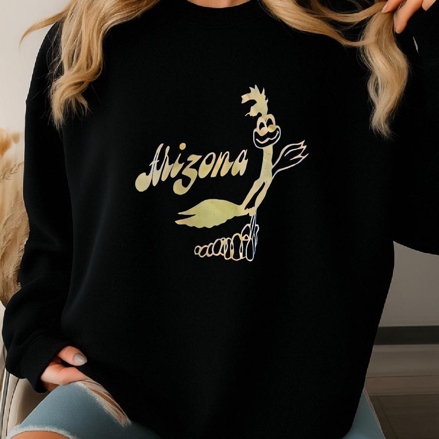 Vintage 1990's Screen Star Arizona Roadrunner Graphic T-shirt / M Sweatshirt