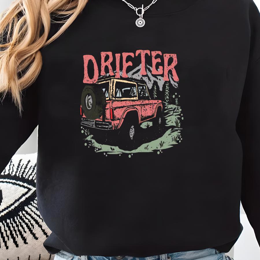 Vintage Bronco Shirt: Unisex Off-road Tee Sweatshirt