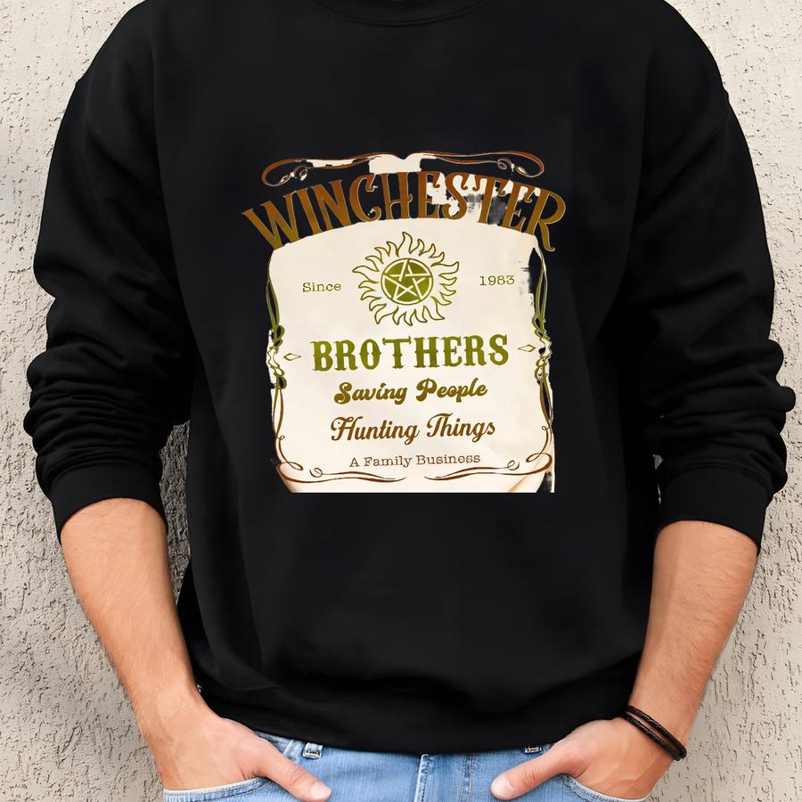 Limited Winchester Brothers Vintage T-shirt, Gift For Woman And Man Unisex T-shirt Sweatshirt