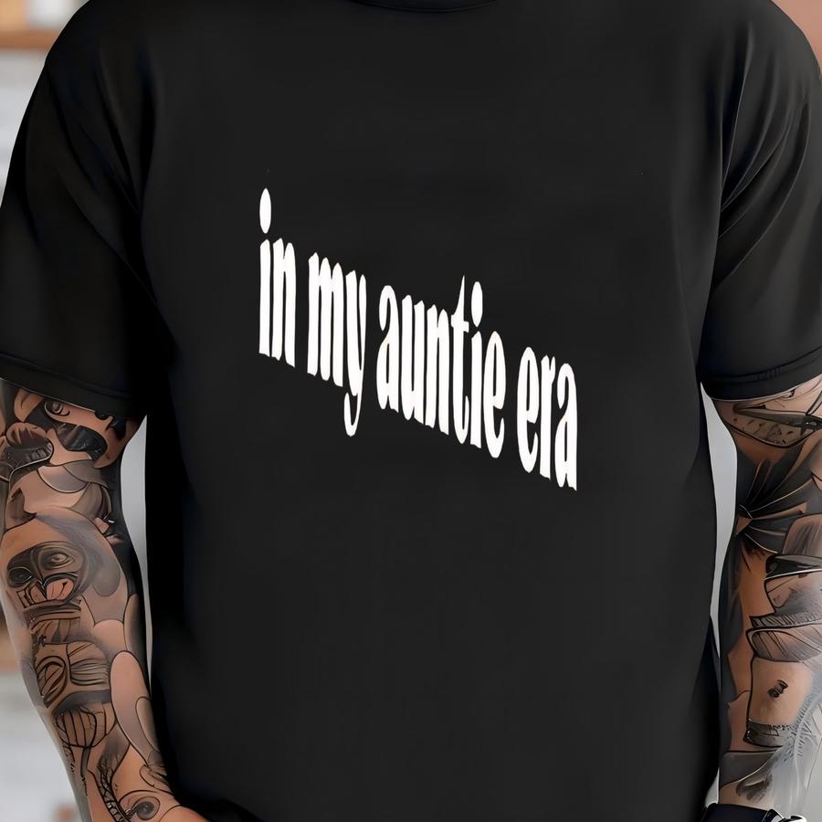 ® In My Auntie Era Shirt, Favorite Auntie Shirt, New Auntie T Shirt, Aunt Gift From Niece, Cool Aunt Shirt, Aunt Reveal Shirt T-shirt