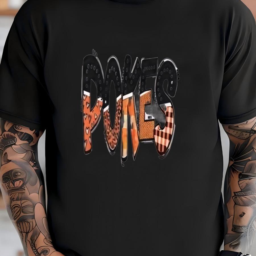 Pokes Game Day Apparel Tailgate College Football Stillwater Oklahoma Women's Sports Shirt For College Game T-shirt