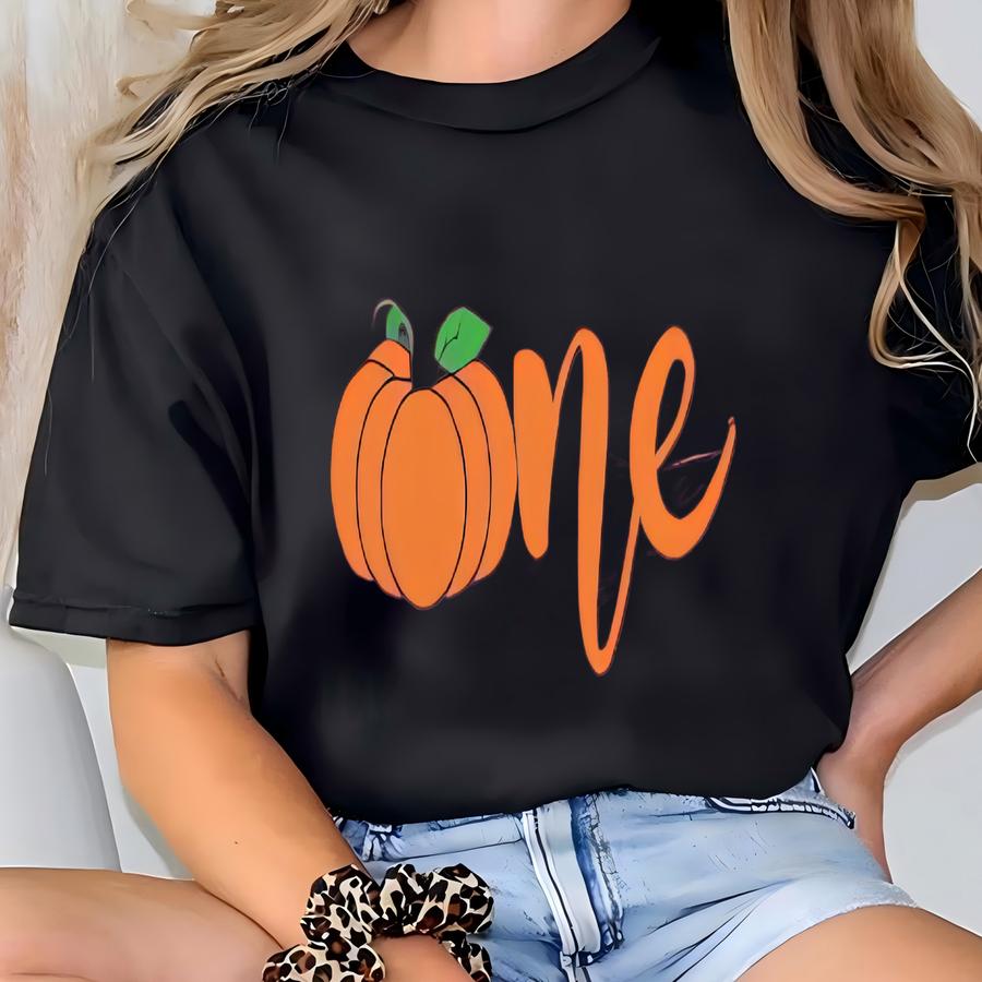 Family Pumpkin Shirts – First Birthday Matching Outfits T-shirt