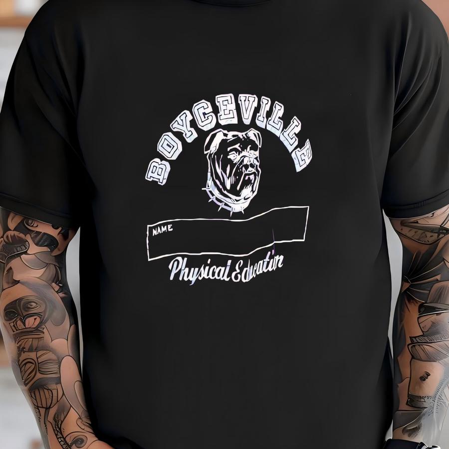 Vintage 1970's Champion Dual Layer Boyceville, Bulldogs Gym Shirt / Small T-shirt