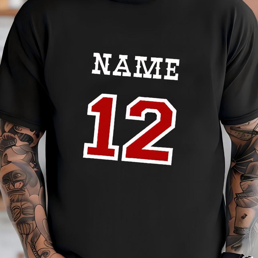 Custom Team Name Jersey T Shirt, Custom Sports Team Name Baseball Shirt, Matching Family Baseball, Sports Team Name, Personalized Name Shirt T-shirt