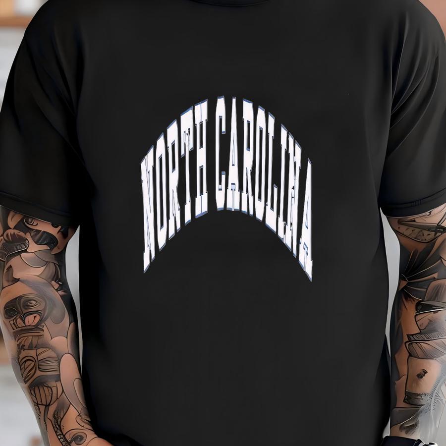 Vintage North Carolina Sweatshirt: Retro Crewneck, Game Day Apparel T-shirt