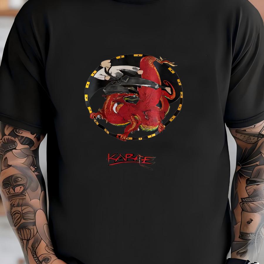 Vintage 1990’s Single Stitch Young Olympians Karate Graphic Tee - Medium T-shirt