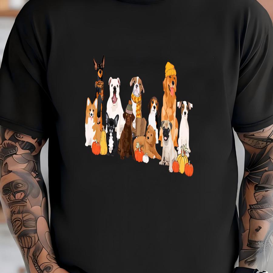 ® Dog Fall Shirt, Pumpkin Season Hoodie, Autumn Fall Shirt, Thanksgiving Shirt, Fall Pumpkin Shirt, Dog Mom Gift, Fall Season T-shirt