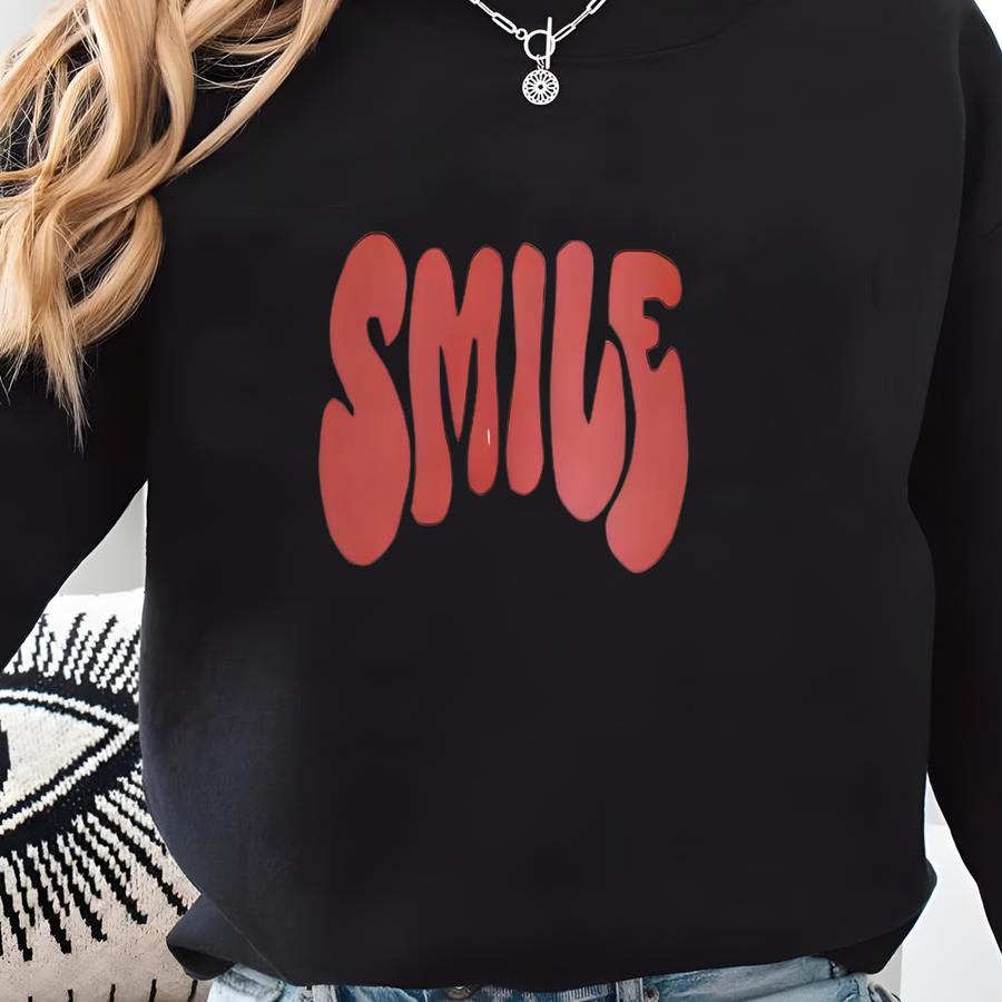 Pink Retro Face Hoodie, Y2k Graphic Sweatshirt, Aesthetic Streetwear, Pink White Unisex Hoodie, Positive Message Gift Sweatshirt