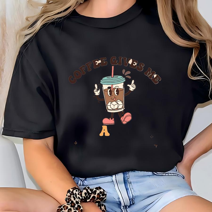 Coffee Gives Me Teacher Powers Shirt, Coffee Teacher Shirt, Teacher Appreciation Gift, Teacher School, Teacher's Day Hoodie T-shirt