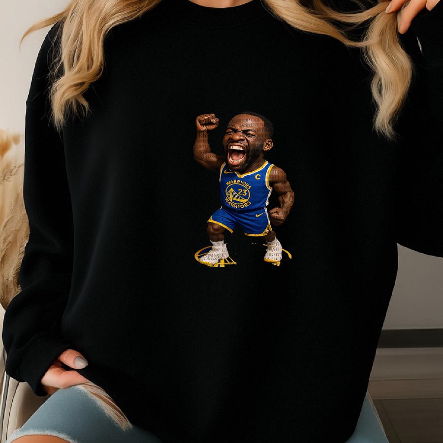 Draymond Green Caricature T-shirt: Golden State Warriors Graphic Tee Sweatshirt