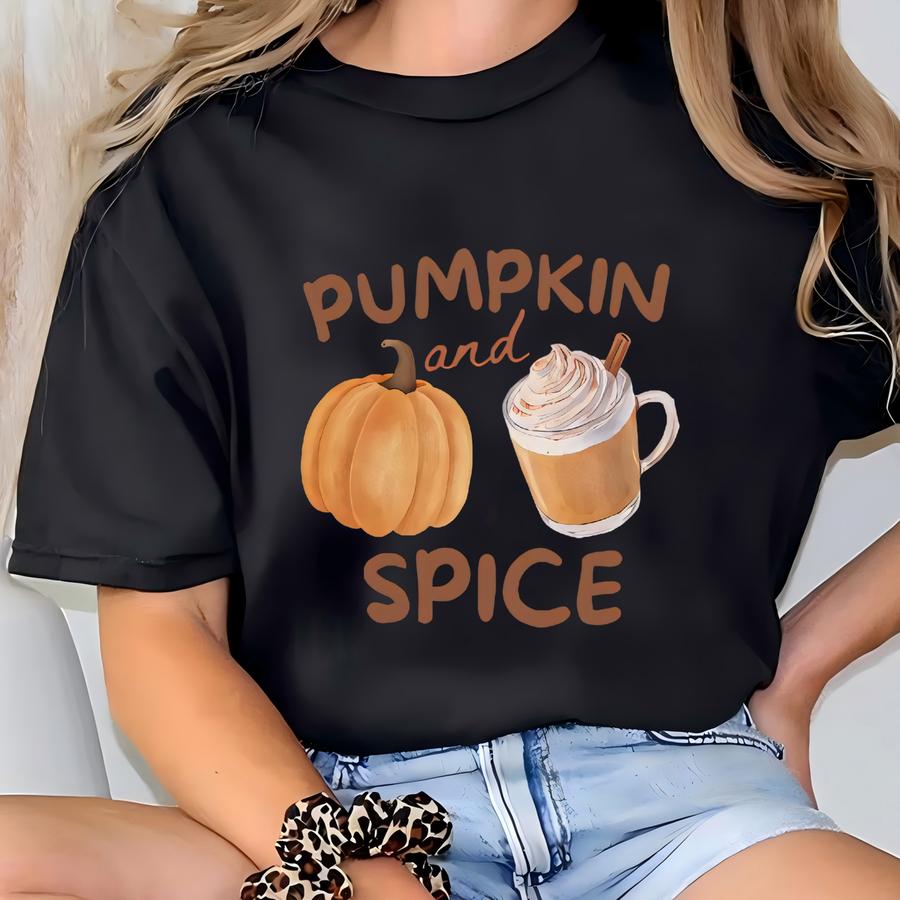Fall Shirt, Cute Fall Shirt, Pumpkin And Spice Shirt, Fall Season Shirt, Fall Lover Gift, Fall Vibes Shirt, Cozy Season T-shirt