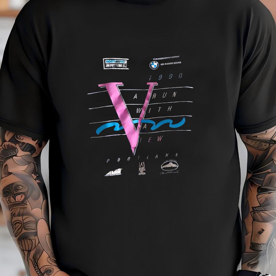 Vintage 1990’s Single Stitch Bmw Running Marathon Graphic Tee Shirt - Medium T-shirt