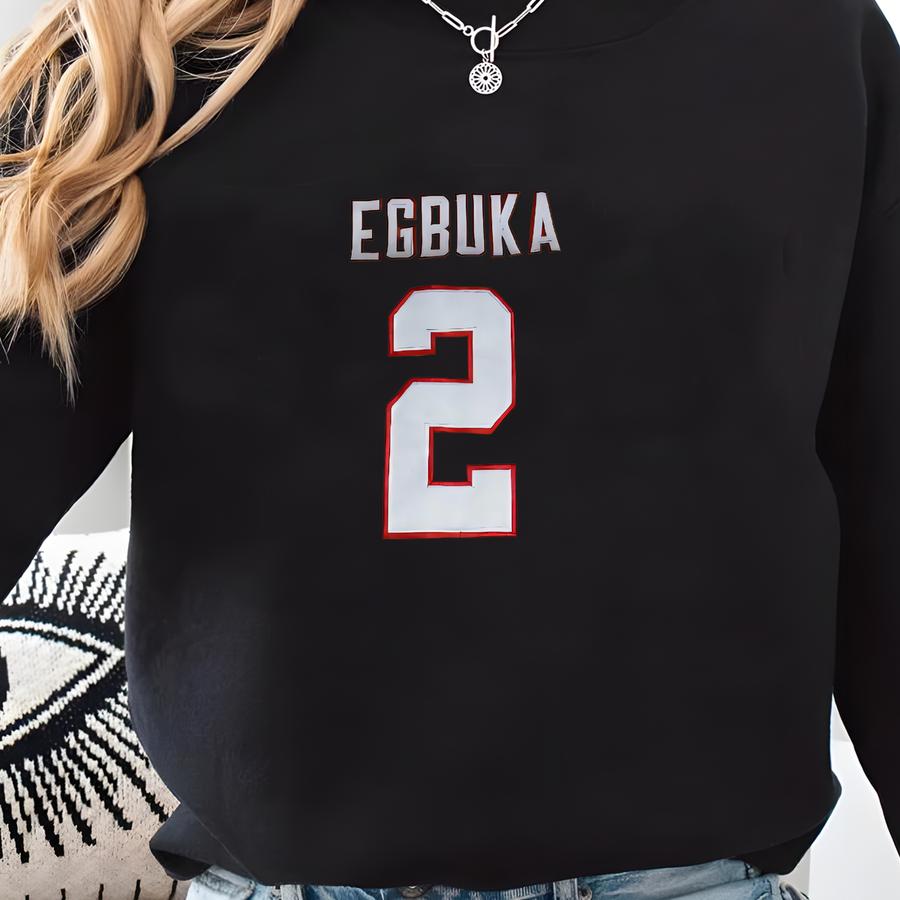 Emeka Egbuka #2 Sewn Stitched Custom Jersey Tampa Bay Orange All Adult Sizes Sweatshirt