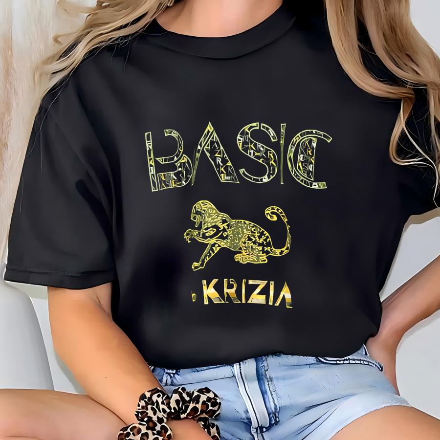 Vintage Basic By Krizia Leopard Sweatshirt Small Basic Krizia Designer Sweater Krizia Green Jumper Krizia Crewneck Size S T-shirt