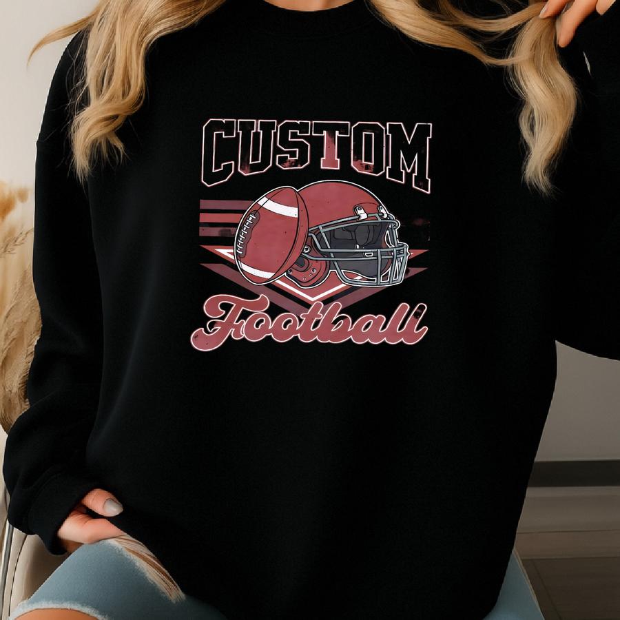Custom Retro Football Shirt, Fan Apparel Tee, Vintage Southern Style Top, Classic Touchdown Shirt, Oklahoma Game Day Outfit Sweatshirt