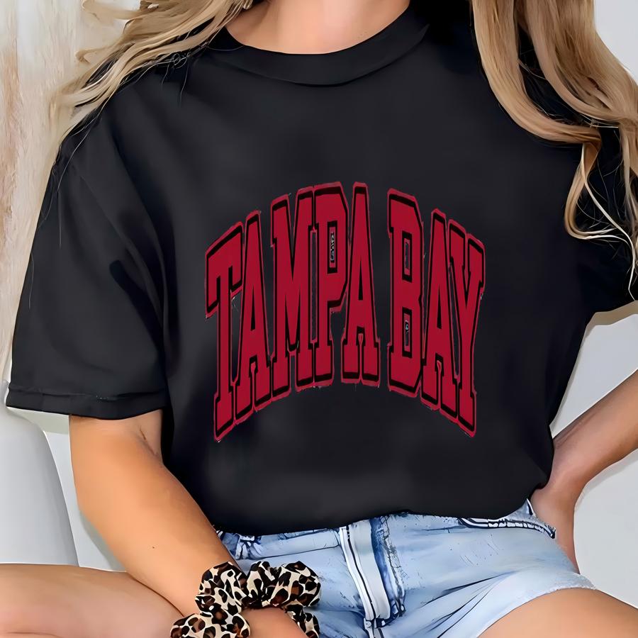 Shirt, Tampa Bay Shirt, Tampa Bay Fan Gift, University Tee, College Student, Football Game Day, Tampa Bay Football, Women T-shirt