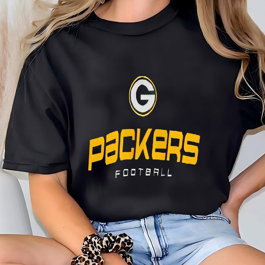 Vintage Green Bay Sweatshirt Crewneck Pullover Sportswear Green Bay  Logo Green Medium T-shirt