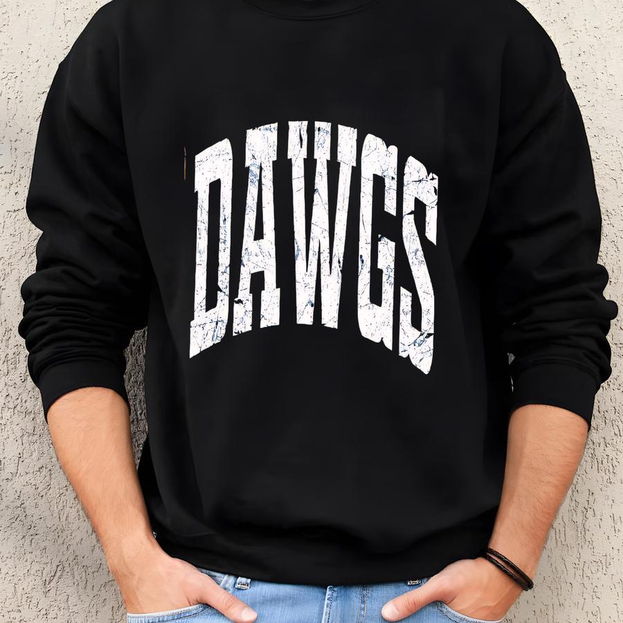 ® Dawgs Mascot Shirt, Vintage Dawgs Team Shirt, Dawgs Football Team T-shirt, Dawgs Shirt, Dawgs Gameday Shirt Sweatshirt