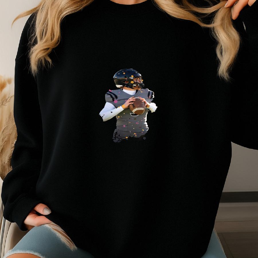 Personalized Football Photo T-shirt: Gameday Tee For Dad, Brother Sweatshirt