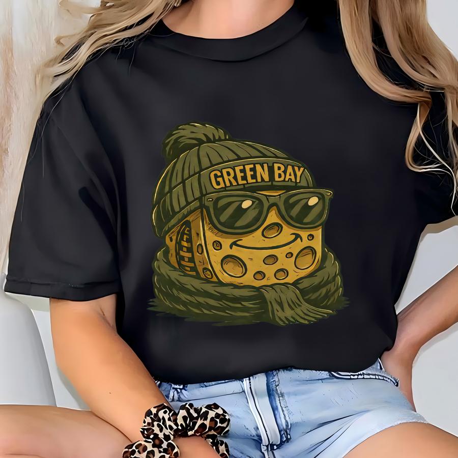 Green Bay Football Mascot Sweatshirt Hoodie, Retro,vintage Sports Fan Shirt, Retro Green Bay Game Day Crewneck, Vintage Green Bay Fan Shirt T-shirt