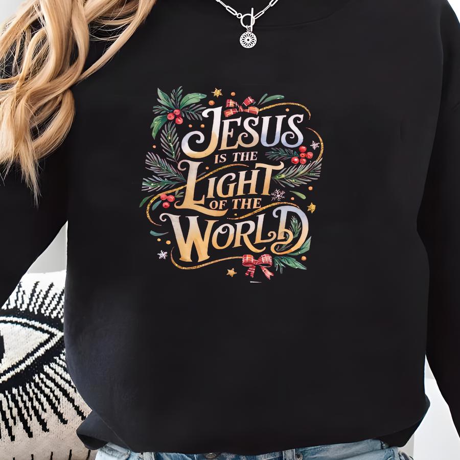 Jesus Is The Light Of World Christmas Shirt, Boho Christmas Christian Gift,christmas Religious Shirt,religious Tee,jesus Is The Reason Shirt Sweatshirt