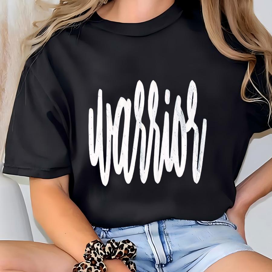 Warrior Shirt, Sweatshirt, Distressed Warrior Sweatshirt, Motivational Shirt, Minimalist Warrior Shirt, Gift For Warriors T-shirt