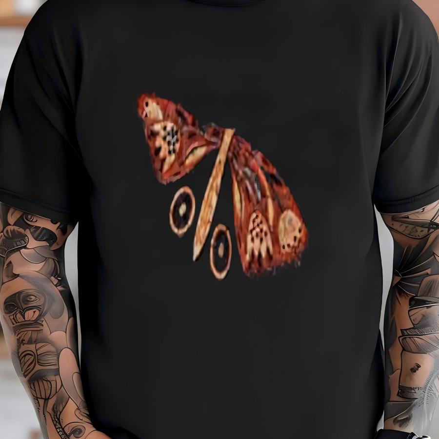 Prepacked Belagio Cork Fabric Floral, Butterfly T-shirt