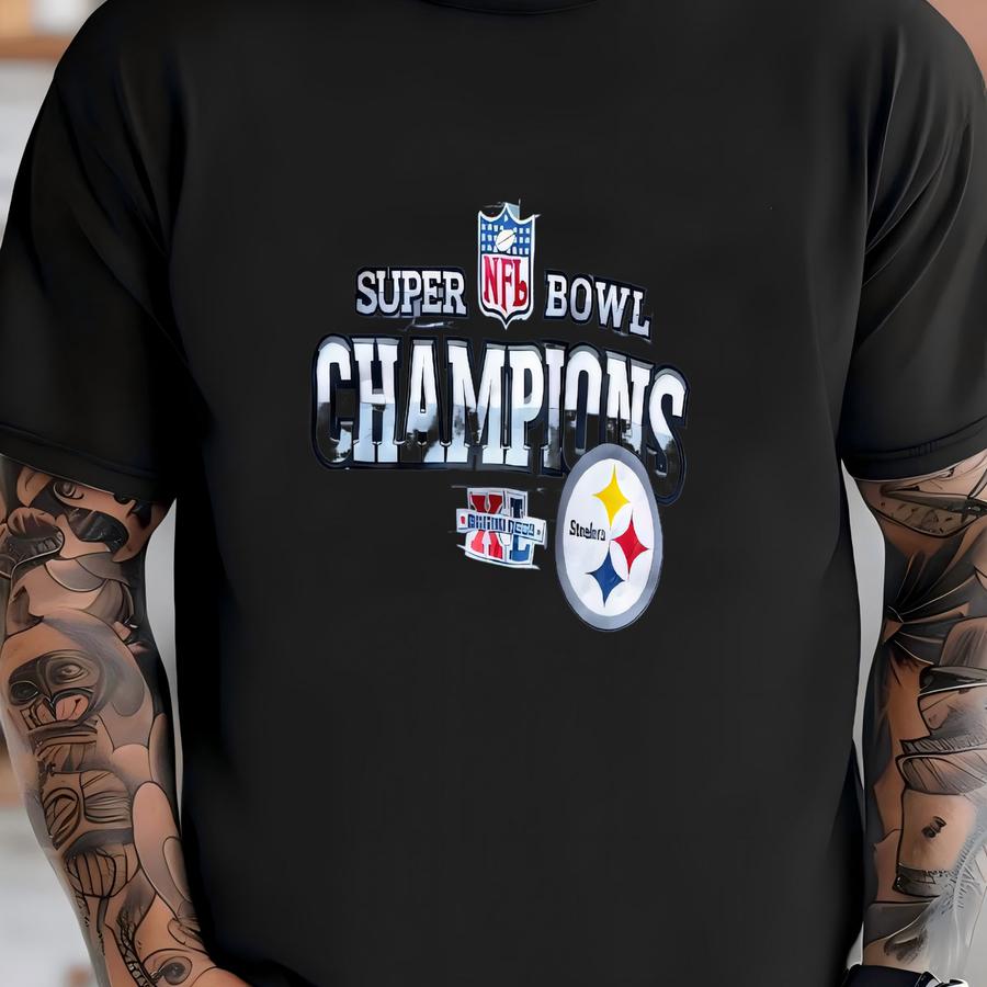 Vintage 00’s Pittsburgh Steelers Football Custom Crop Style Crewneck Sweatshirt T-shirt