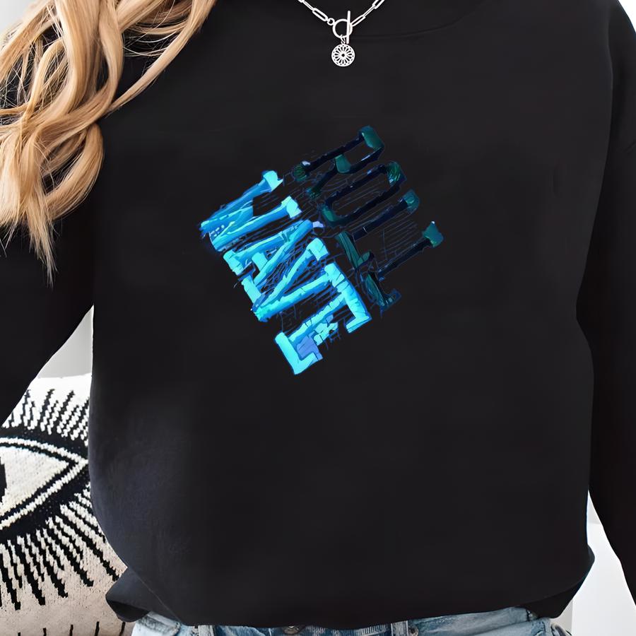 Custom Navy Sweatshirt | Distressed College Crewneck | Vintage Game Day Gift Sweatshirt
