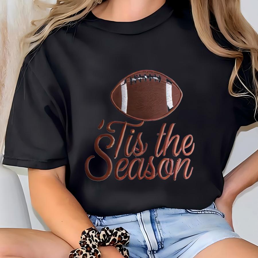 Tis The Season Football Youth Sweatshirt, Football Game Day Sweatshirt, Football Season Shirt, Kids Football Sweatshirt T-shirt