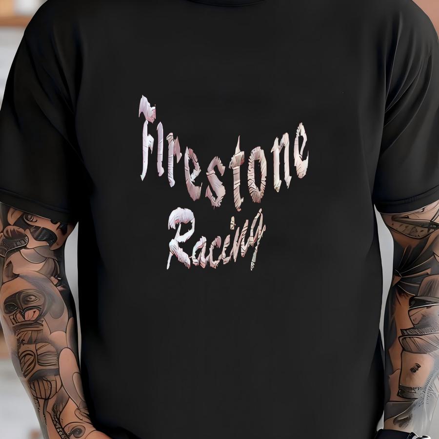 Vintage Firestone Racing Hat Cap 80s Red Rope Brim Retro Streetwear T-shirt