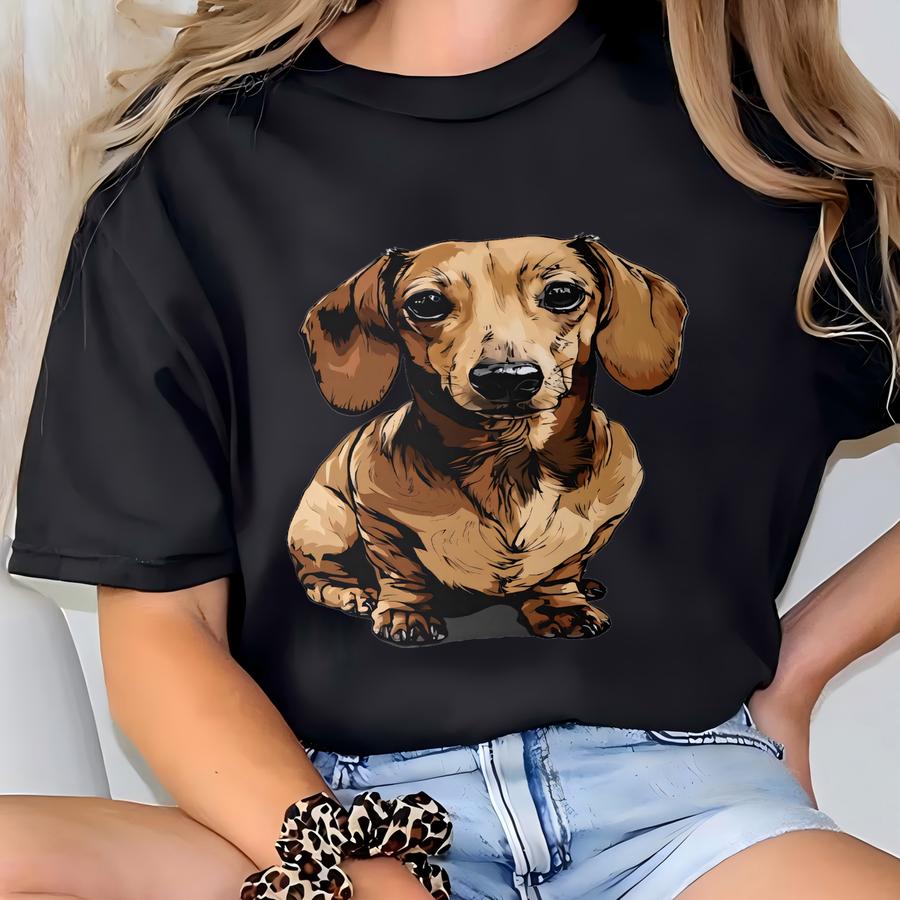 Dachshund Coffee Mug - Dachshund Dog Mug - Doxie Dachshund Gift - Tan Dachshund Cup - Dachshund Coffee Mug T-shirt