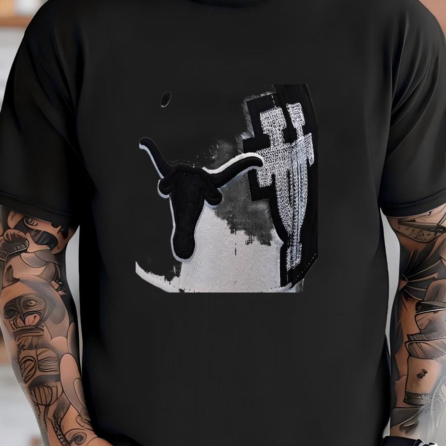 Vintage Ut Texas Longhorns Strapback Hat Cap Y2k White Black Ncaa Retro College T-shirt