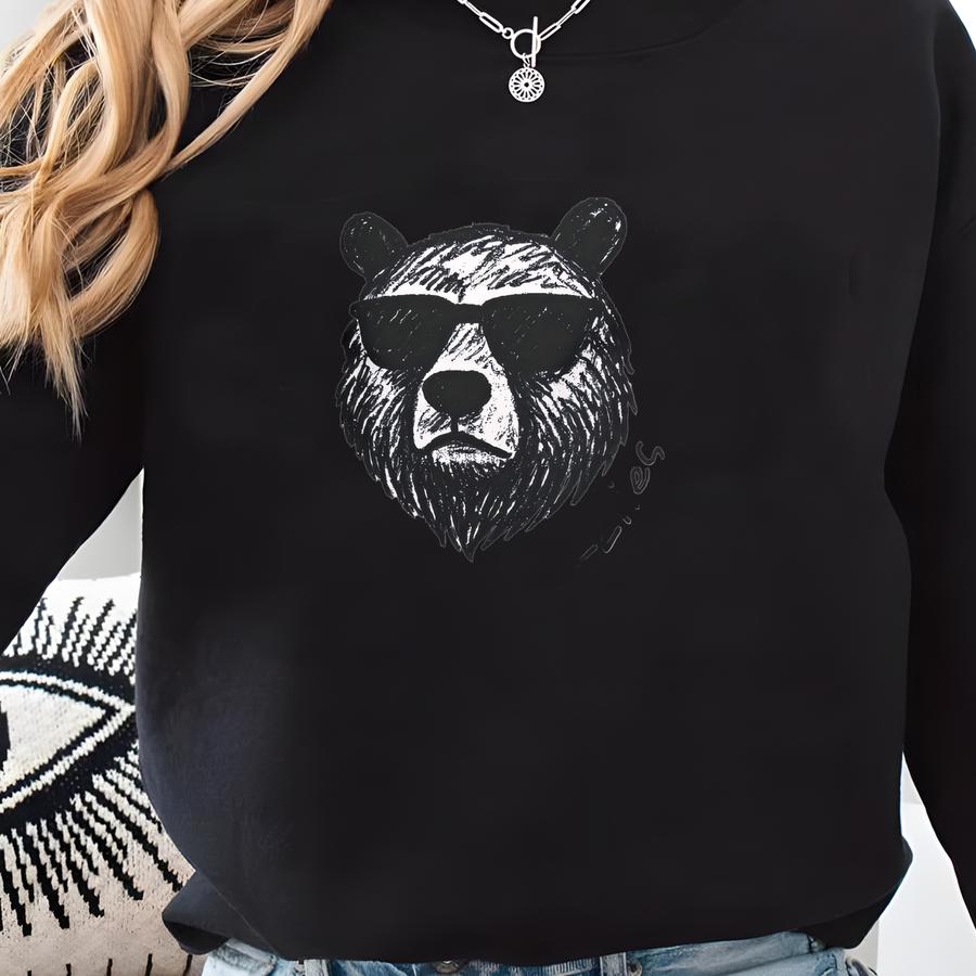 Grizzlies Mascot Tee Sweatshirt