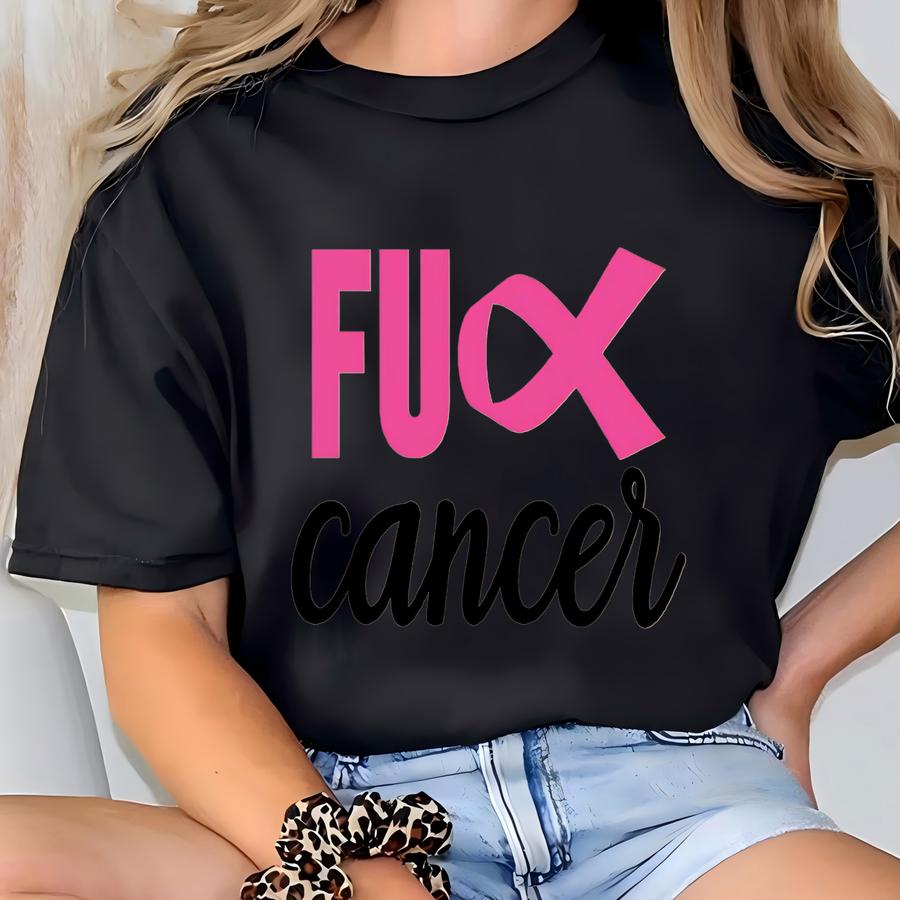Cancer Hoodie, Breast Cancer Shirt, Awareness Month Gift, Cancer Fighter Crewneck, Cancer Warrior Shirt, Cancer Support Tee T-shirt