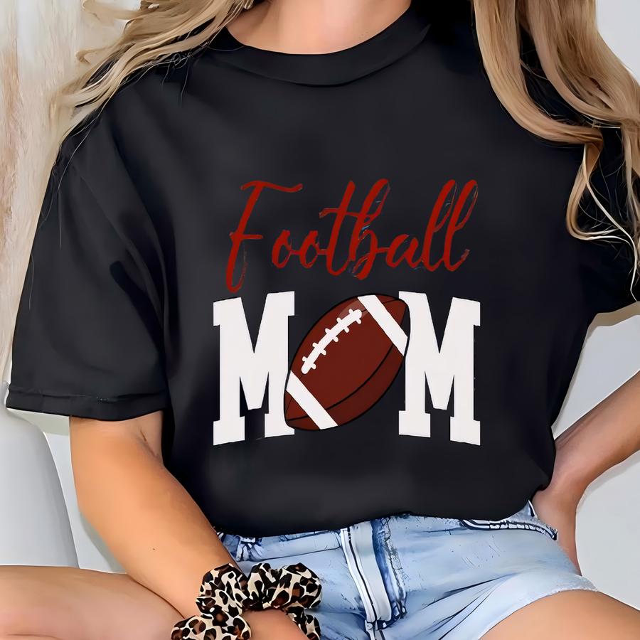 Personalized Football Mom Sweatshirt Football Team Shirt Retro Football Mom Tee Gift For Football Mom Football Lover Gift Game Day Football T-shirt