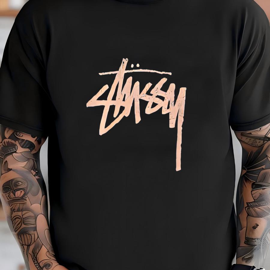 Stussy Long Sve Hooded Hoodie Size Medium T-shirt