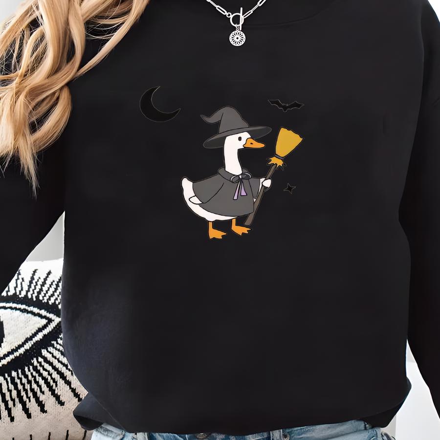 Spooky Goose Sweatshirt Witchy Goose Sweatshirt Spooky Goose Shirt Silly Goose Sweatshirt Fall Goose Sweatshirt Witchy Goose Shirt Halloween Sweatshirt